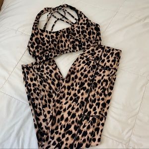 Victoria Secret leopard set size small